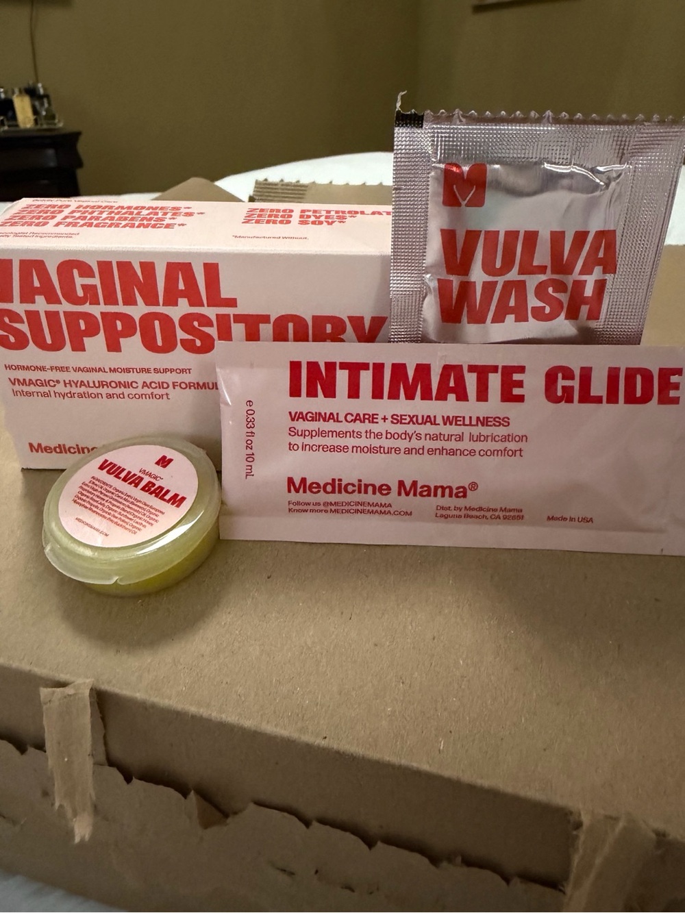 Medicine Mama Vaginal suppository plus extras samples. Sealed